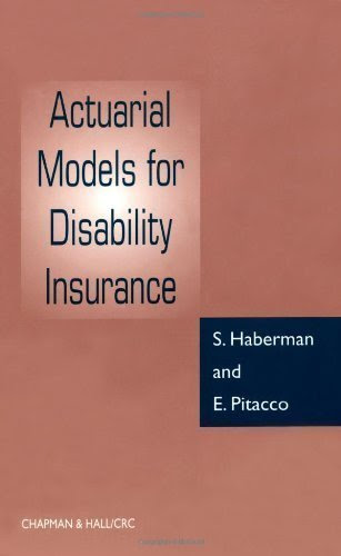 Actuarial Models for Disability Insurance 1st (first) Edition