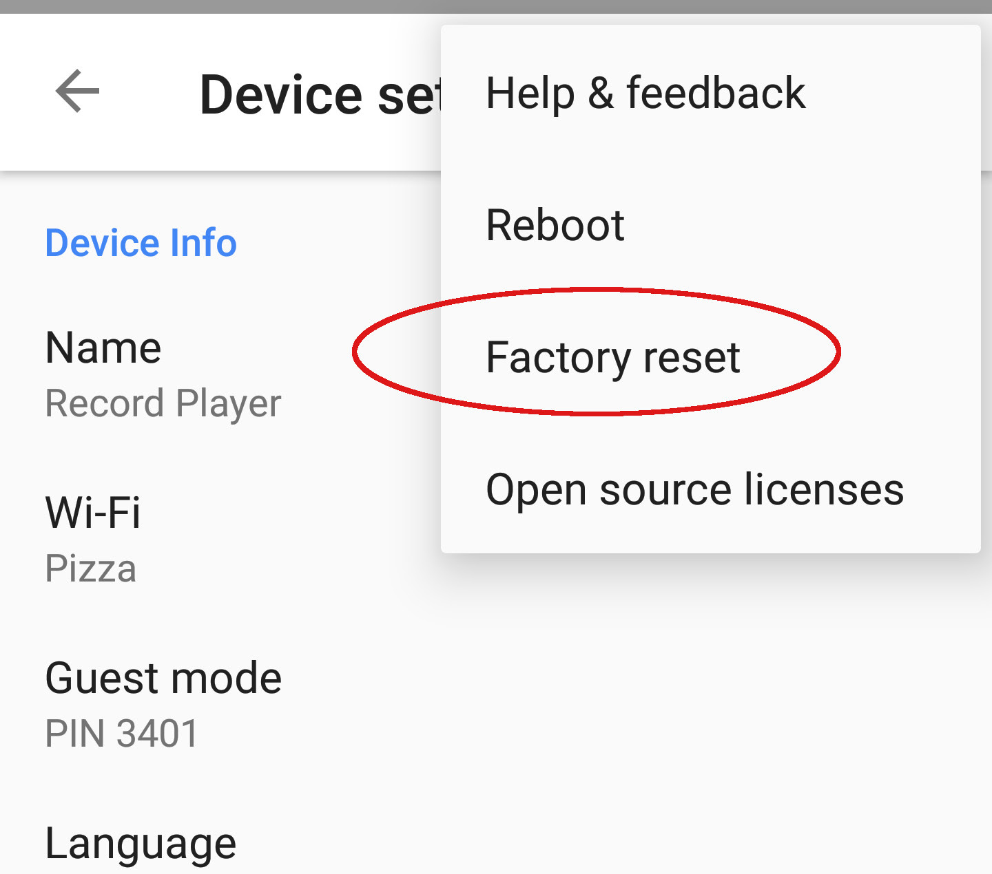 Reset Chromecast to Wipe Configuration - Chromecast Setup
