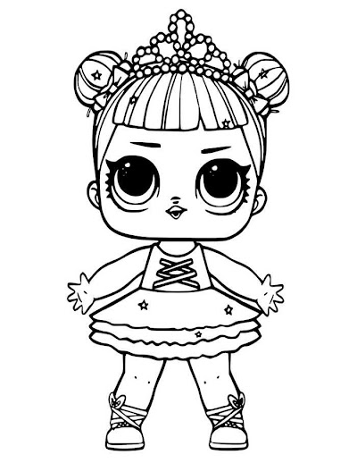 Lol Doll Free Coloring Pages