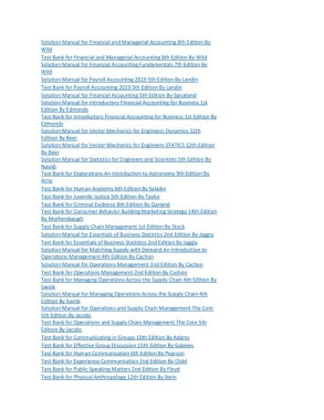 Testbanks Net Test Bank And Solution Manual Resources For All Your Classes Flip Ebook Pages 151 192 Anyflip Anyflip