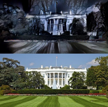 Thuật toán mới có thể biến bức ảnh trở nên đáng sợ đối với con người. Ảnh: nightmare_machine.