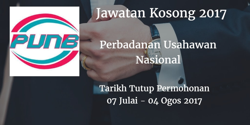Jawatan Kosong PUNB 07 Julai - 04 Ogos 2017