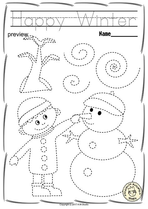 Directed draw & write butterfly. winter trace and color pages fine motor skills pre writing