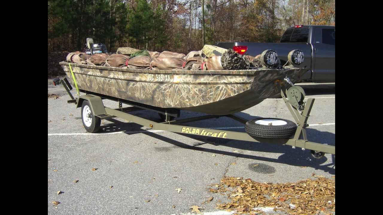 How to build a duck blind for jon boat