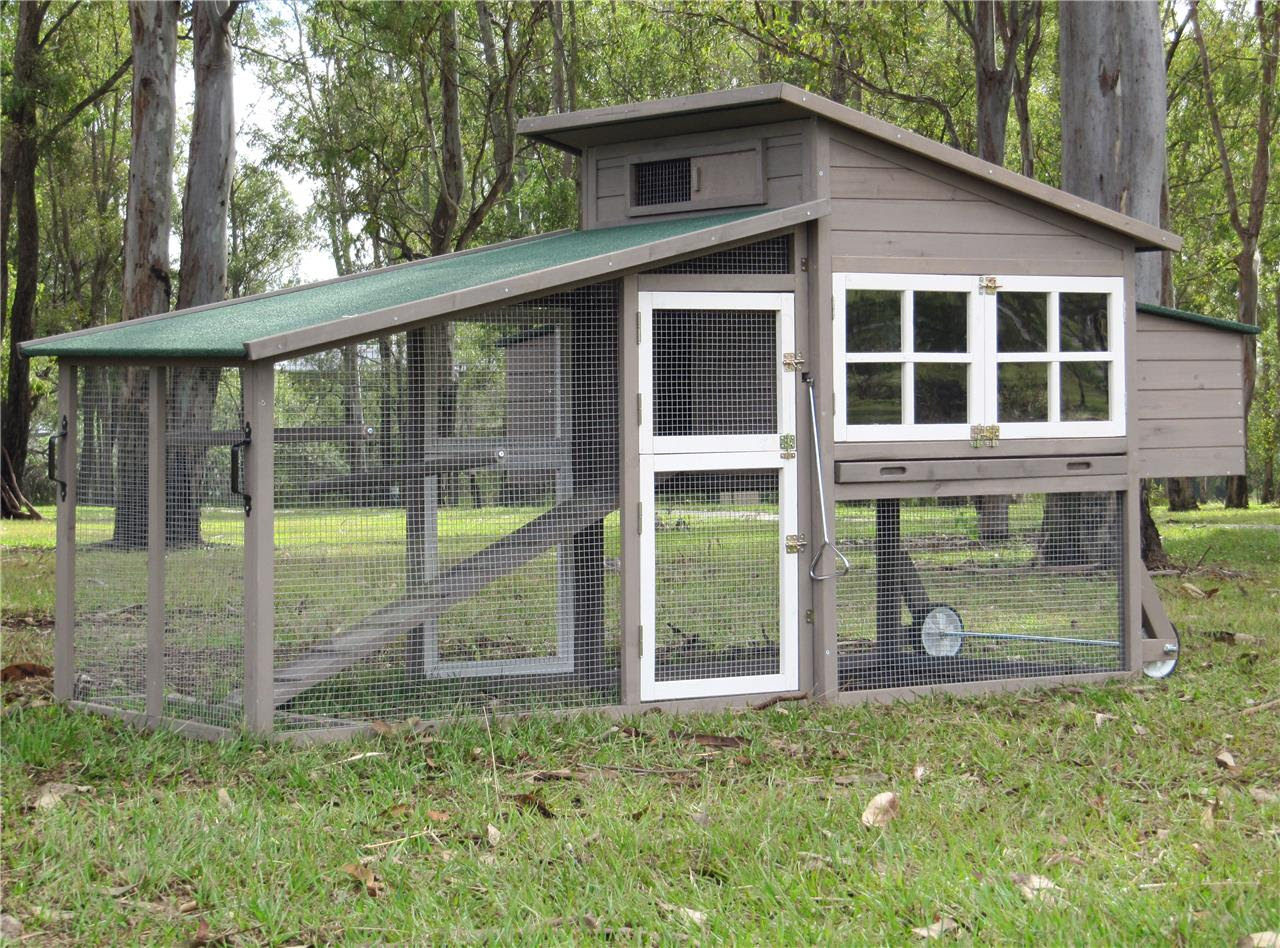  Pig Hutch Large Cage Rabbit,UP TO 9 Chicken Coop House W19 eBay