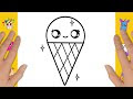 HOW TO DRAW ICE CREAM STACK