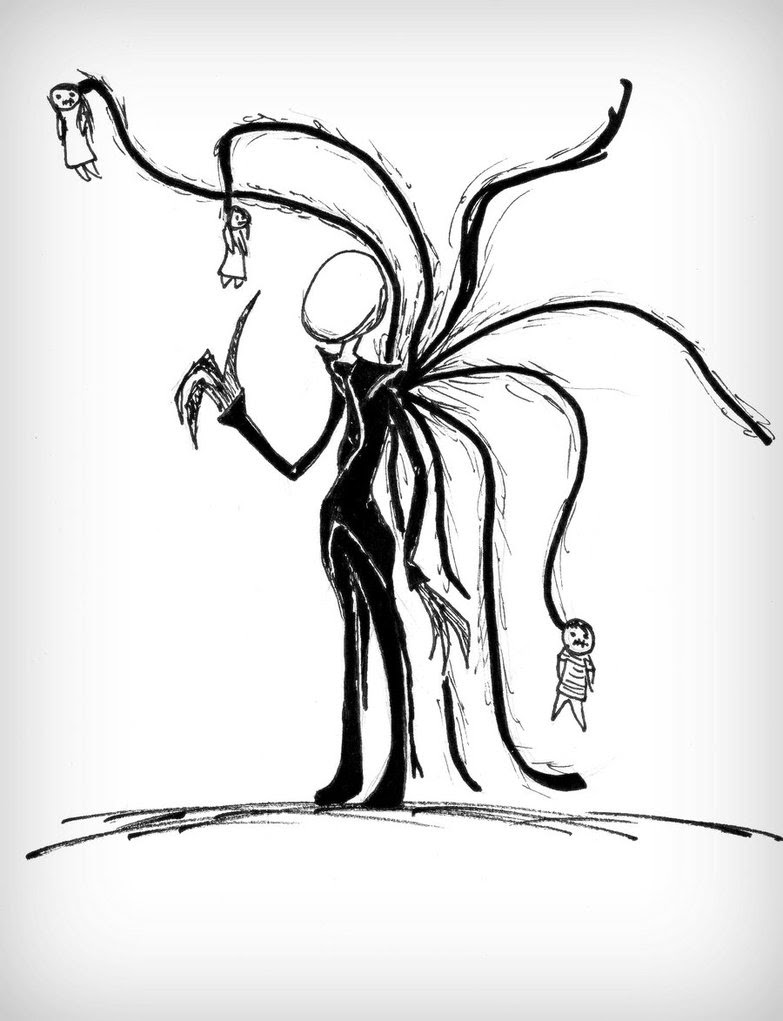 Slender Man Drawing at GetDrawings | Free download