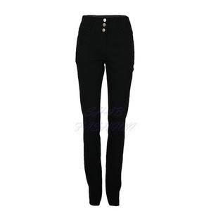 Street stores h&m skinny high waist jeans evening dress shopping centre