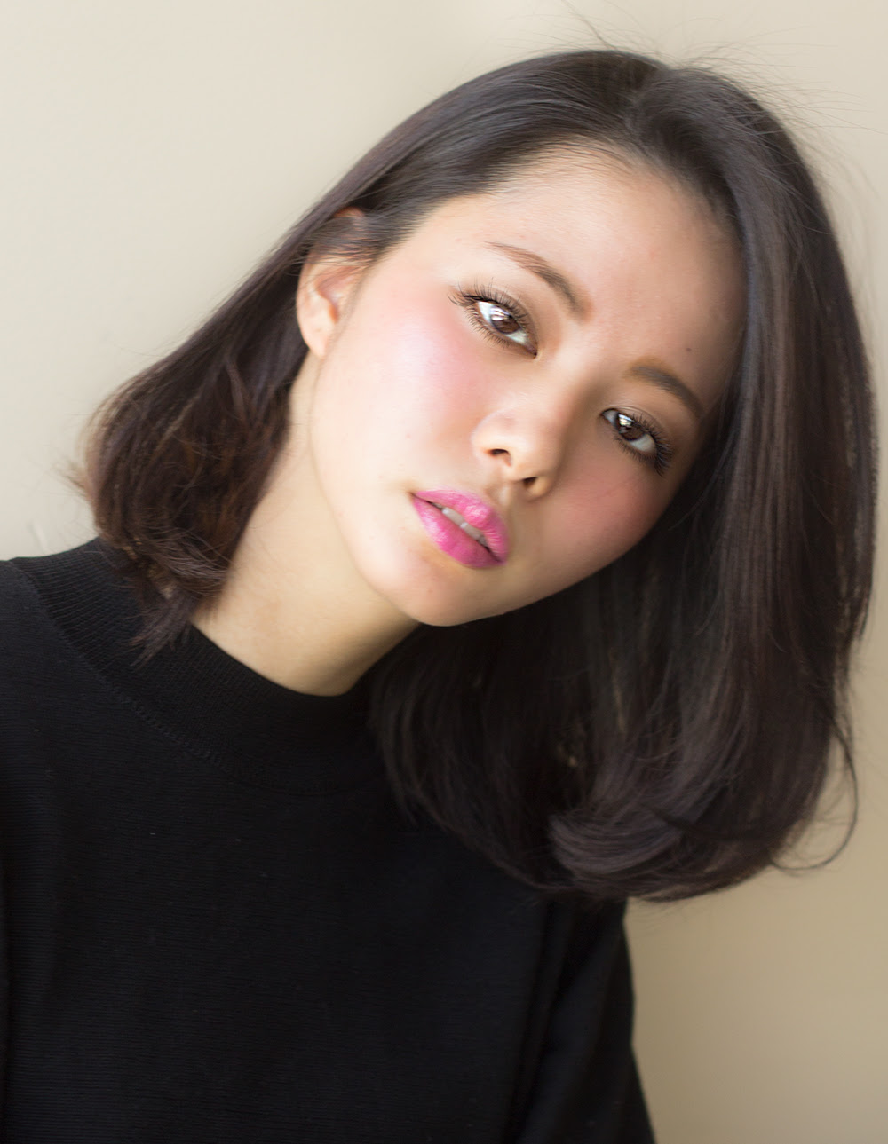 髪型 伸ばしかけボブ ヘアカタログ 銀座の美容室afloat Japan