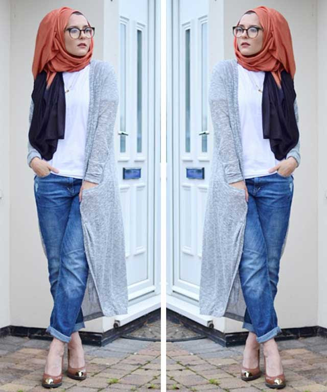 Ootd Hijab Celana Jeans