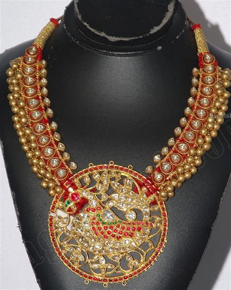 The price also rises when the dollar declines. Indian Jewellery and Clothing: Antique finish kundan