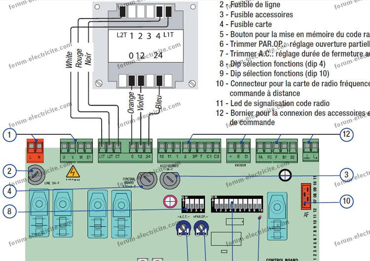 Probleme moteur came portail coulissant