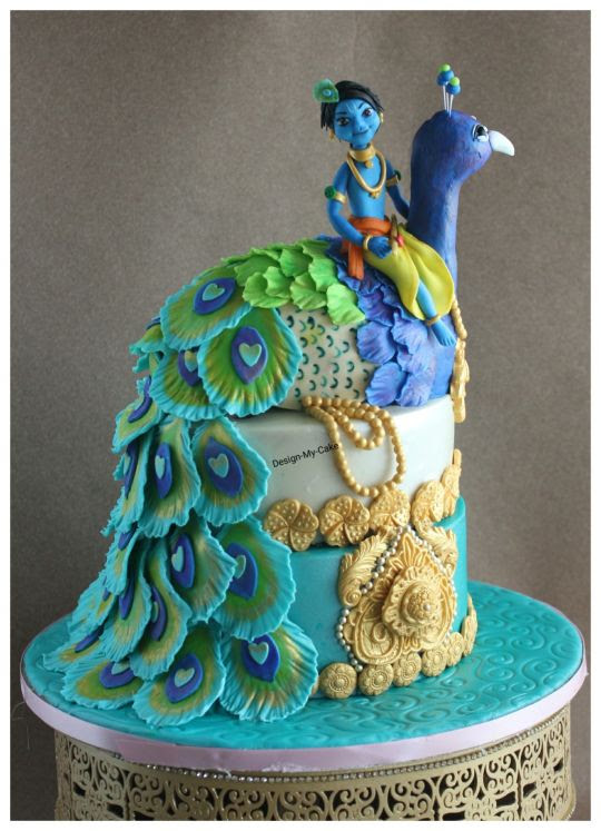 Round up of inspirational Krishna cake themes - Remember ...