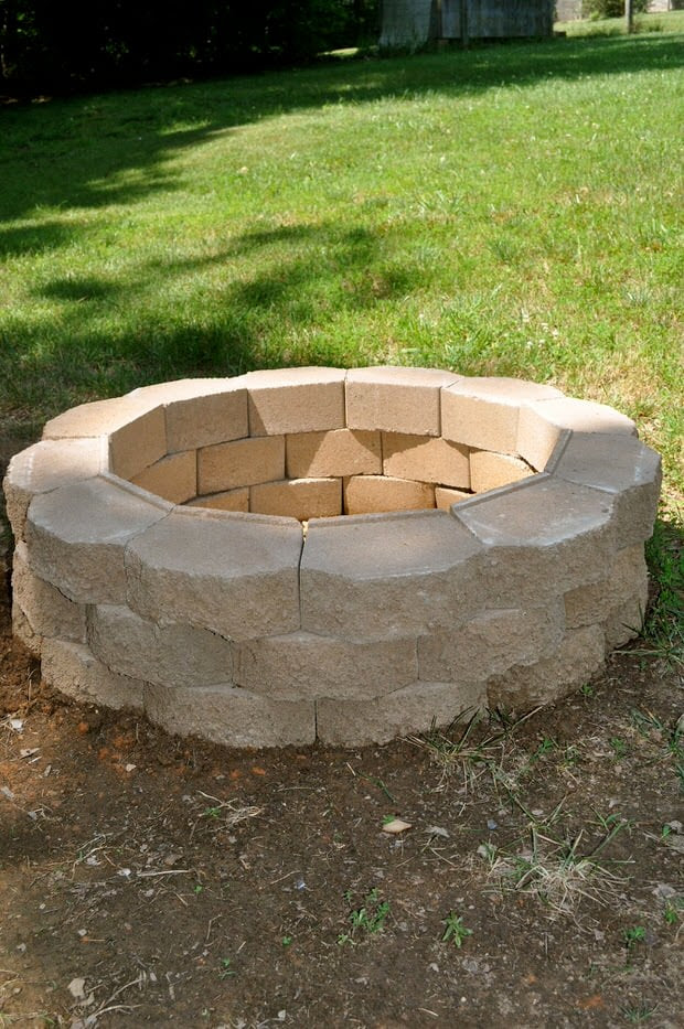 How to Build a Back Yard DIY Fire Pit It\u002639;s Easy! The Garden Glove How to Build a Back Yard DIY Fire Pit It\u002639;s Easy! The Garden Glove