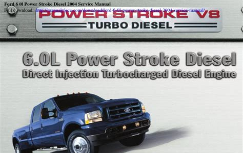 Download PDF Online POWERSTROKE SERVICE MANUAL ebooks Free PDF