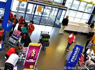 Lobby of Maastricht Aachen Airport