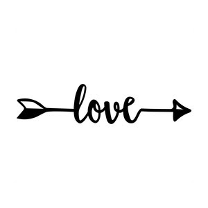 Download Silhouette Design Store - View Design #179827: love arrow