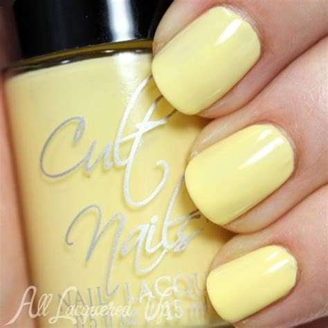 yellow nail polishes