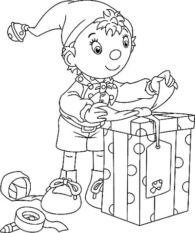 Gift Coloring Page