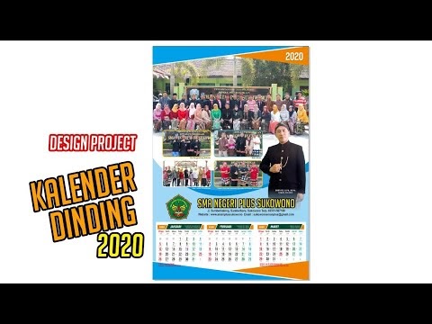 Viral Project Desain Kalender Dinding 2020, paling dicari!