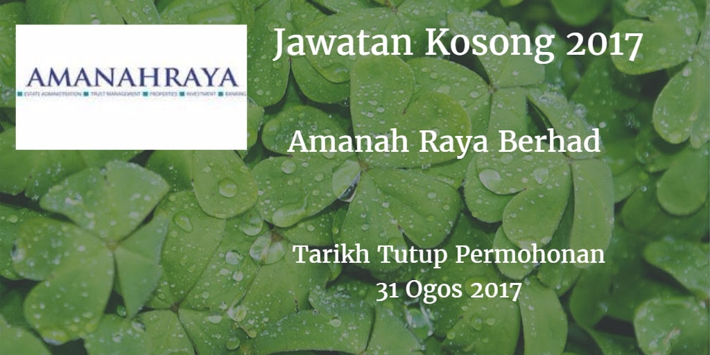 Jawatan Kosong ARB 31 Ogos 2017