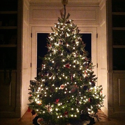 Take your magazine worthy, Pinterest inspired trees...just give me this. Not one single decorative ball on there. Only ornaments hand crafted by my three kiddos...and souvenir ornaments from our adventures as a family all these years. My heart is full...j