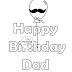 Printable Birthday Cards Free Black And White Dad 42