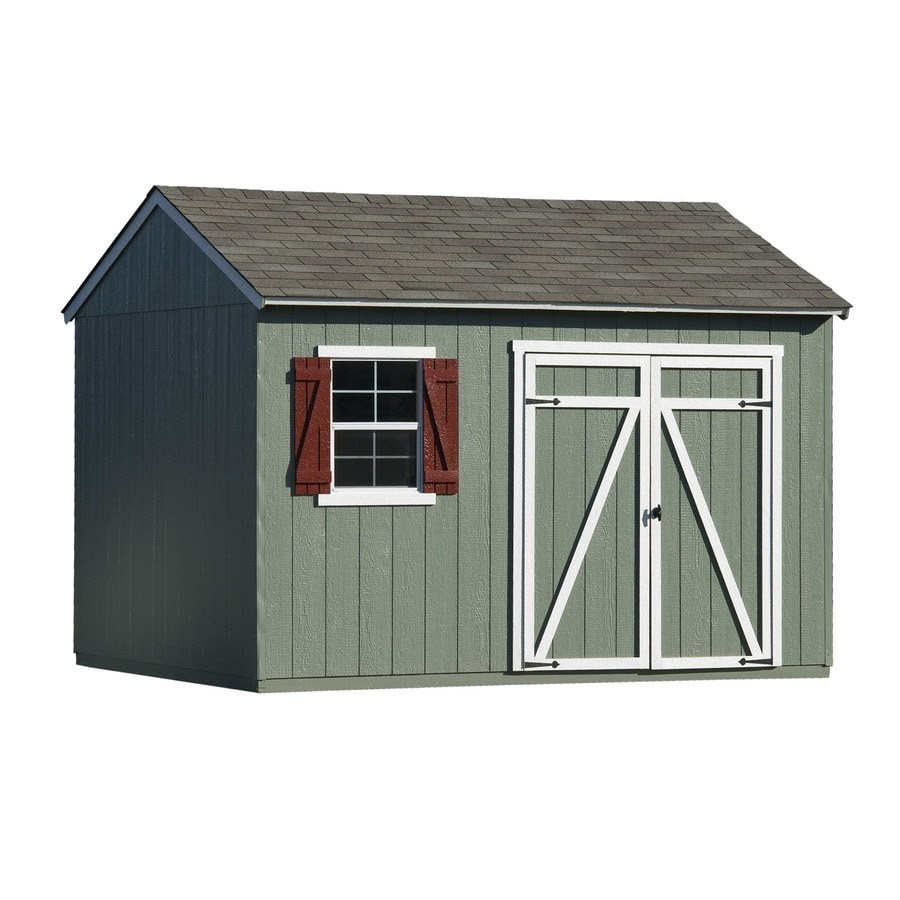 Shop Heartland Gentry Saltbox Engineered Wood Storage Shed ...