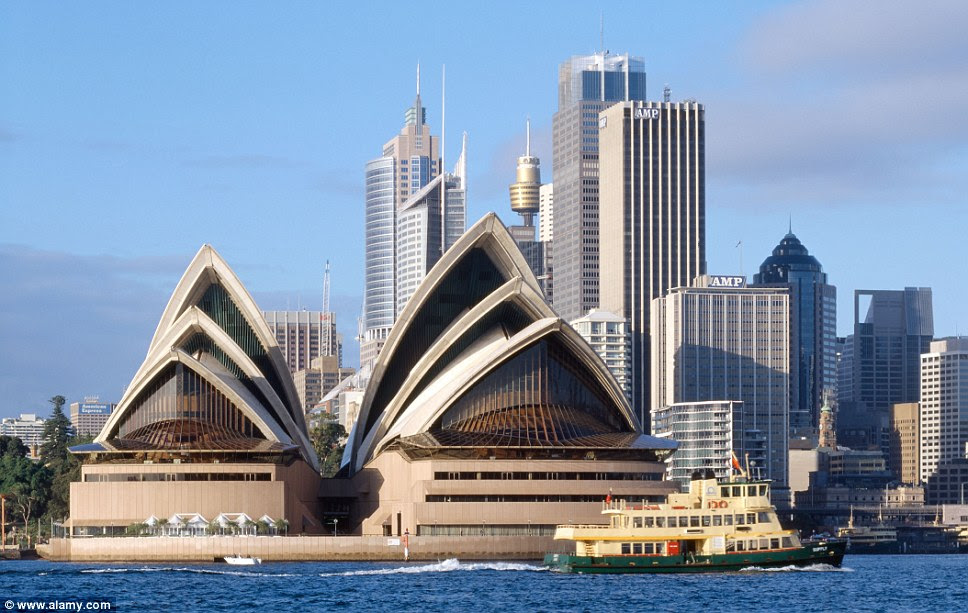 Opera House: Searches for trips to Sydney have risen by 57 per cent year on year, according to Travel Supermarket research