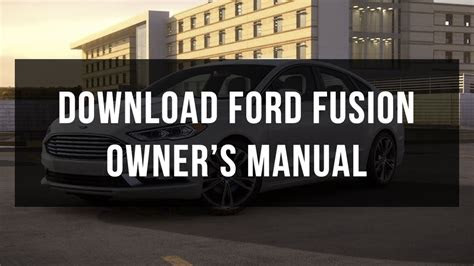 Download EPUB ford fusion owners manual 2003 PDF Free Download & Read PDF
