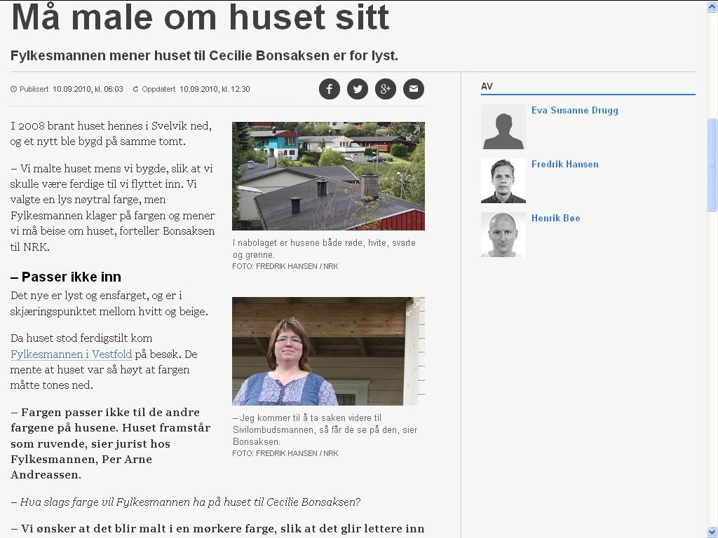 mer om husproblemer