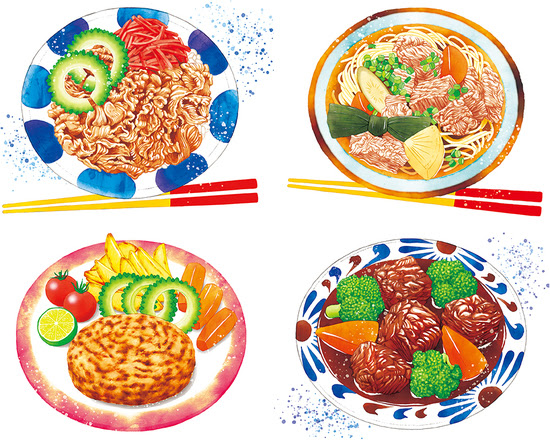 イラストレーター 斉藤ヨーコ 料理イラスト リアルイラスト イラストルポ イラストマップ 78