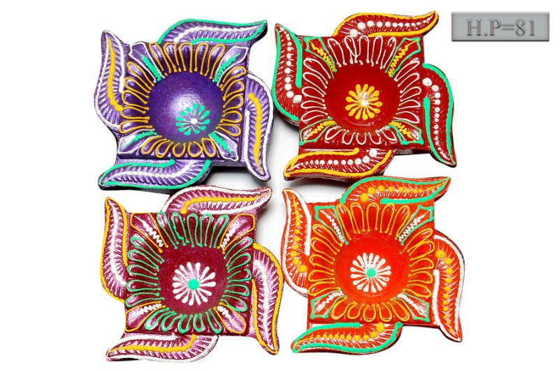 Designs Of Diyas Design Of Diyas Rangoli Designs With Diya Clay ...