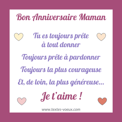 60 ans anniversaire poeme Anniversaire Maman Idees Texte Et Sms Bonne Fete A Sa Mere 60 ans anniversaire poeme