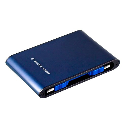 Silicon Power Rugged Armor A80 640 GB 2.5-Inch USB 3.0 Portable External Hard Drive SP640GBPHDA80S3B