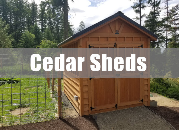 Storage Sheds Spokane, Washington State and the USA - Wood 