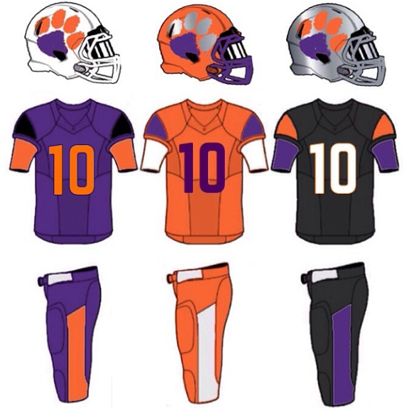 Clemson Football Uniform - Concepts - Chris Creamer's ...