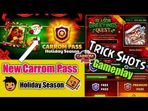 Carrom Pool New Carrom Pass Holiday Season | Carrom Pass New Season |  T...