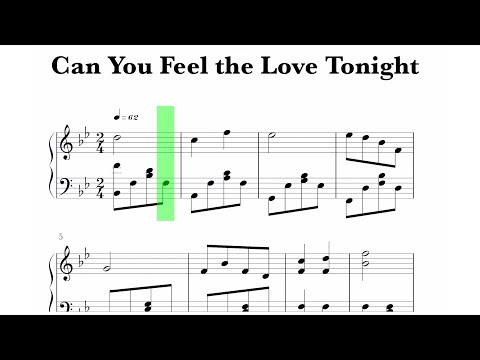 View 8 Can You Feel The Love Tonight Sheet Music Easy