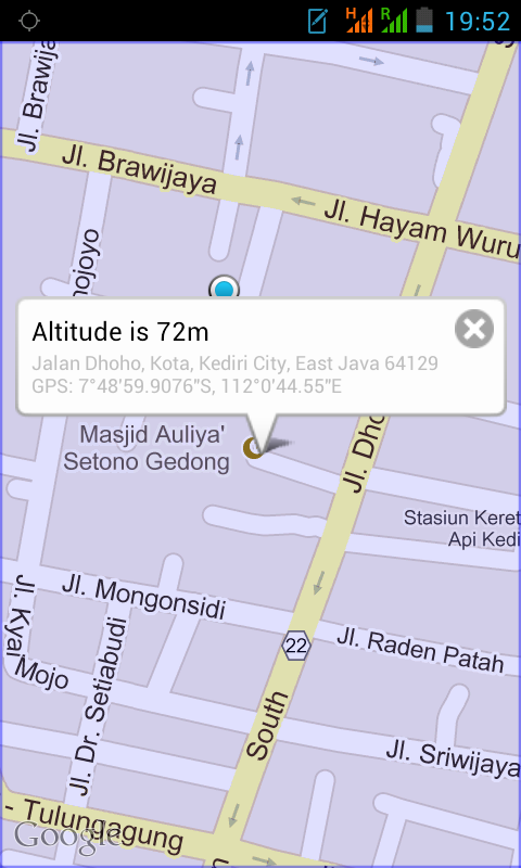 Lokasi Masjid Setono Gedong dan makam Syekh Wasil
