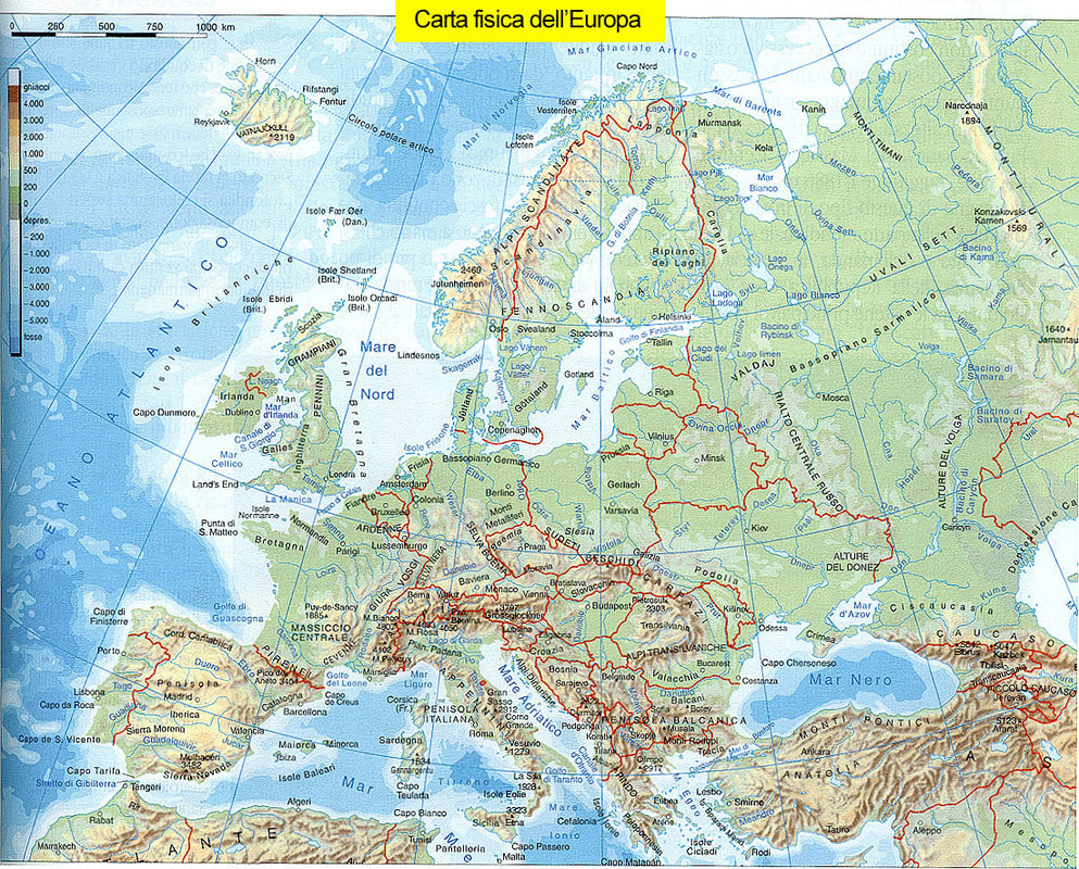 Immagini Cartina Fisica Dell'europa