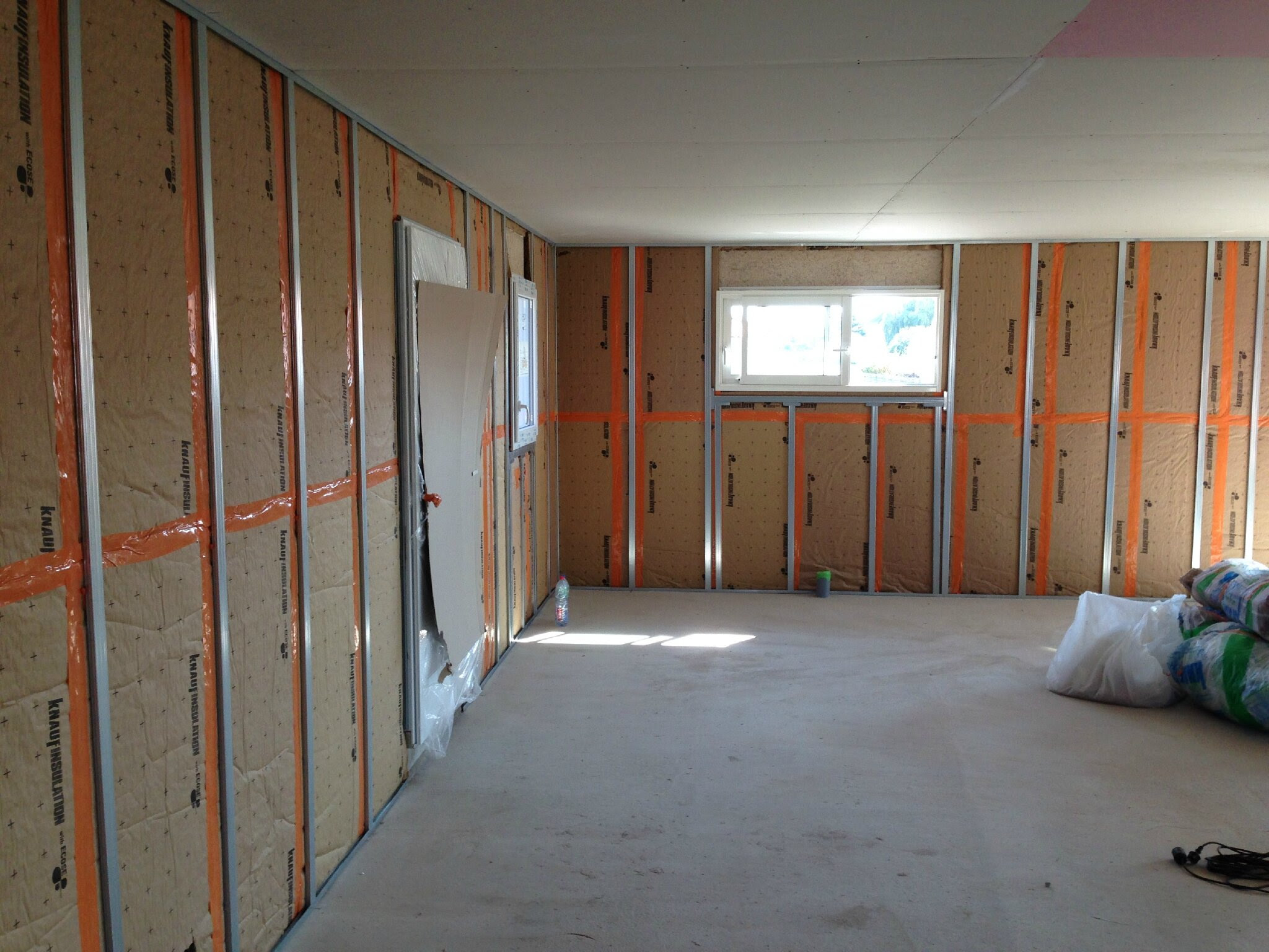 Suite placo et mur en b ton de chaux One House Espirat Suite placo et mur en b ton de chaux One House Espirat