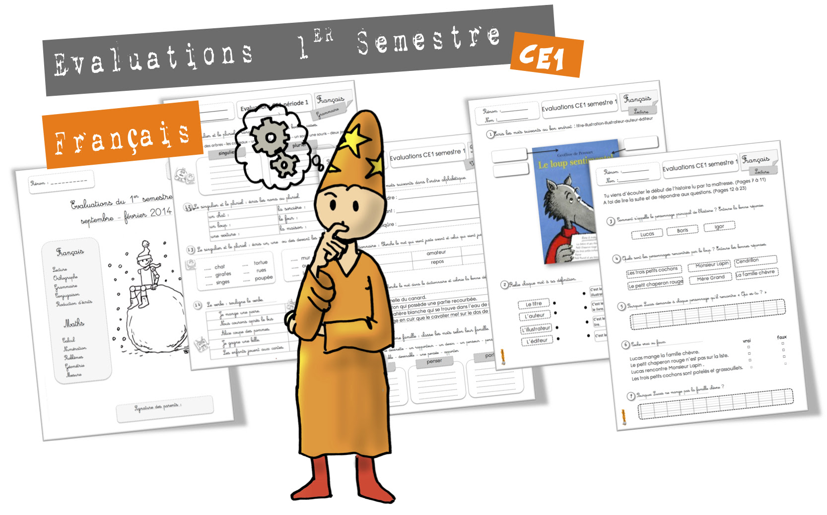 Evaluations Ce1 1er Semestre Bout De Gomme