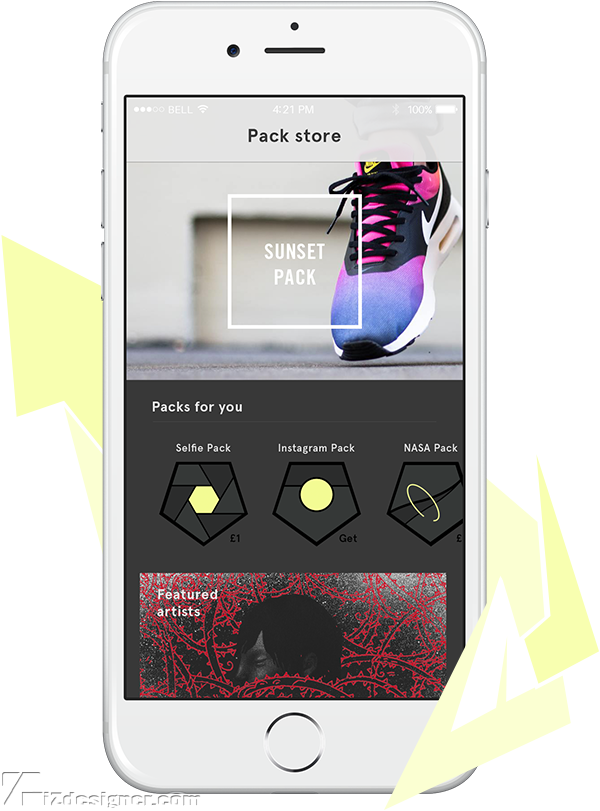 iZdesigner.com - Shift Sneaker - Giày Đổi Màu Độc Đáo