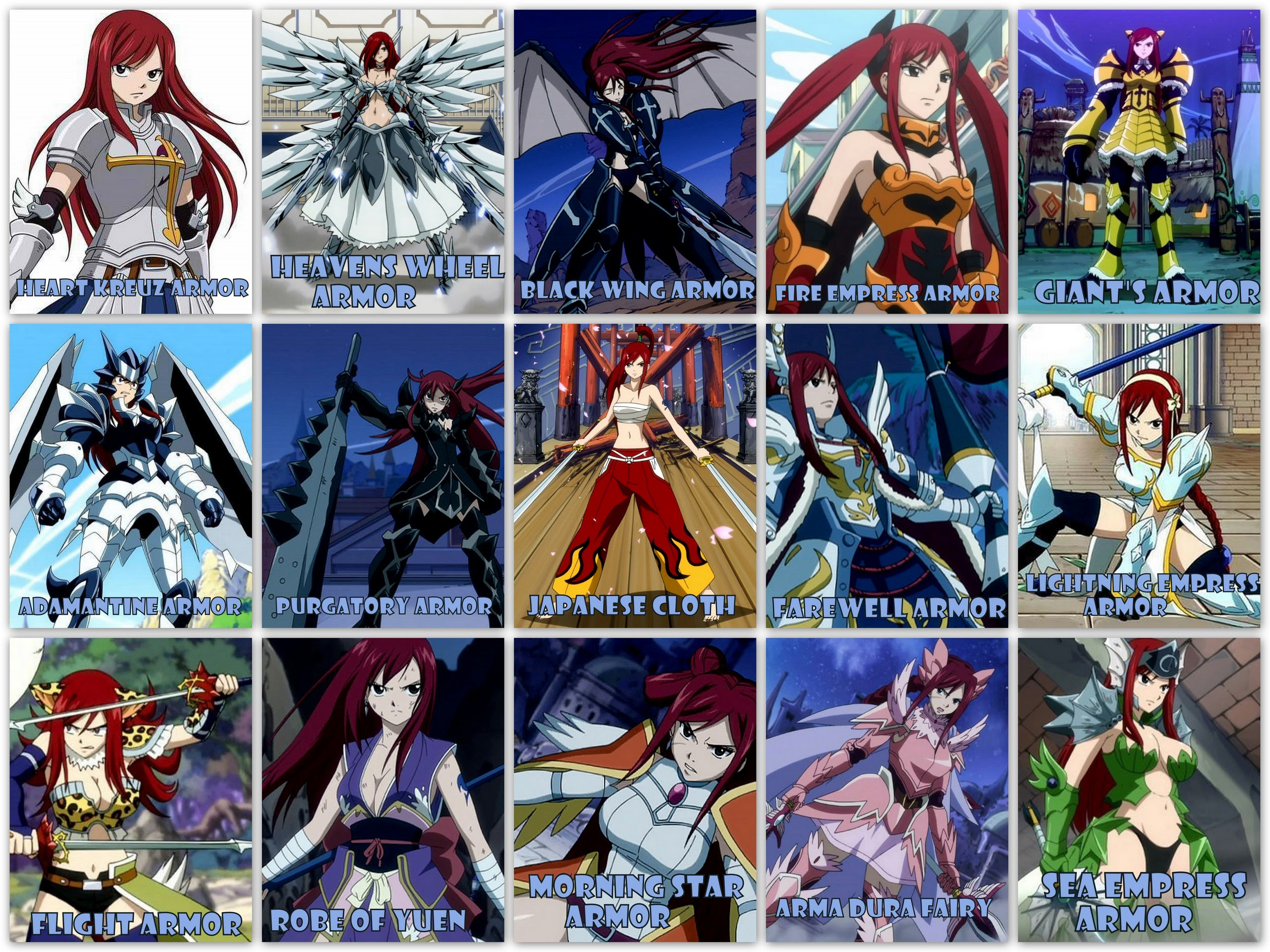 Fairy Tail Immagini ERZAS ARMORS HD Wallpaper And Background Foto