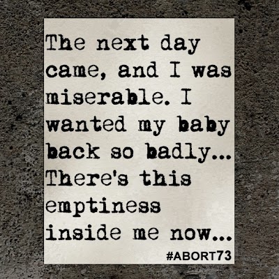 Regret Abortion Baby Quotes