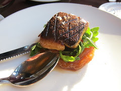 Fois Gras over an Apricot Tarte Tartin