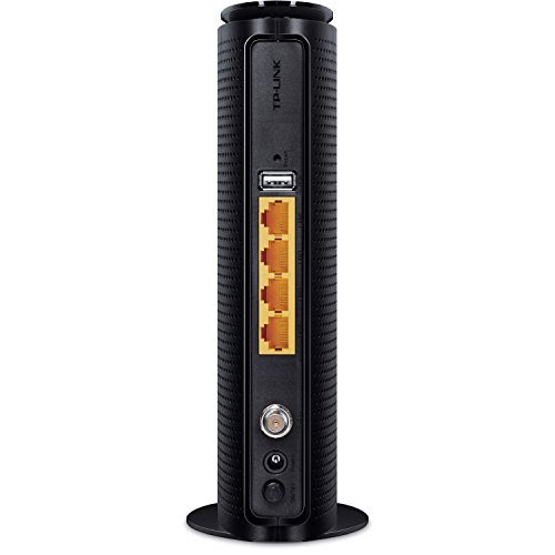 TP-LINK N300 DOCSIS 3.0 (8x4) Wireless Wi-Fi Cable Modem Router, Certified for Comcast, Time Warner Cable, and Cablevision (TC-W7960)