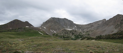 Panoramic morning in the mountains