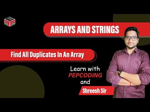 Find All Duplicates In An Array
